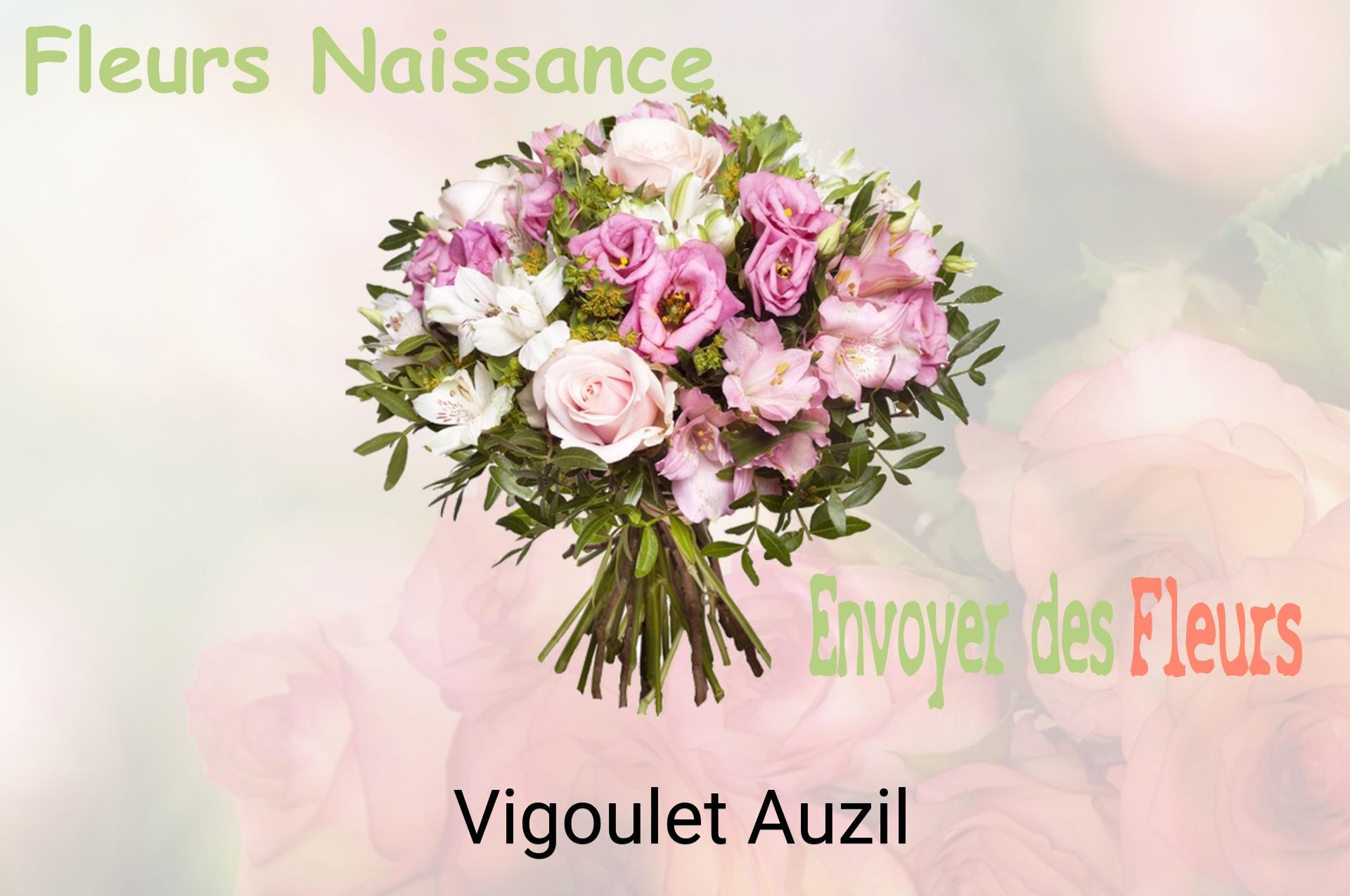 Bouquet de fleurs de naissance livré à Vigoulet-Auzil