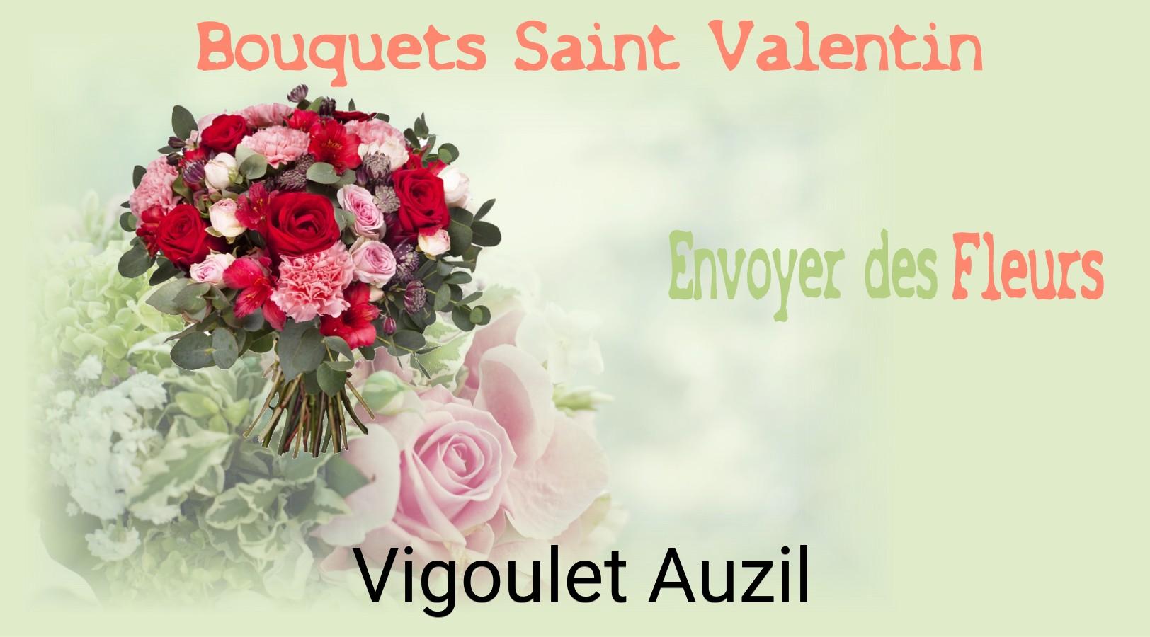 Roses de Saint-Valentin livrées à Vigoulet-Auzil